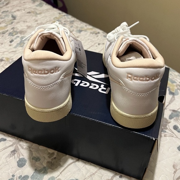 White Reebok Club C Mid ll Revenge Shoes - Picture 4 of 4